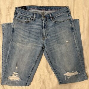 Abercrombie & Fitch Blue Athletic skinny Leg Jeans